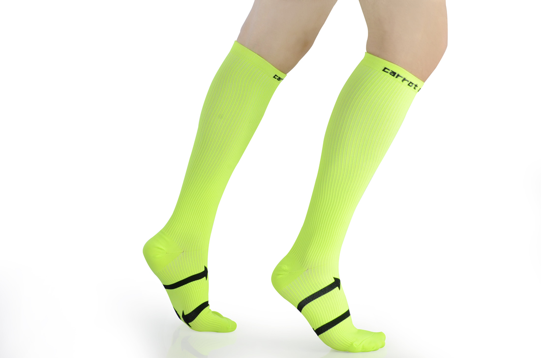 Graduated Compression Socks Women & Men Black & Green & Pink & Grey